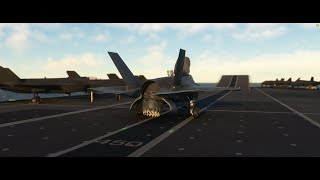 F35 Carrier Ops  MSFS2020  Insane Graphics [upl. by Radek]