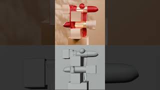 Lipstick Fluids Simulation Done In Blender [upl. by Notffilc]