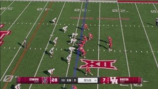 College Football 25  Stanford Cardinal vs Houston Cougars  TDECU Stadium  PS5 Gameplay [upl. by Bergmans]