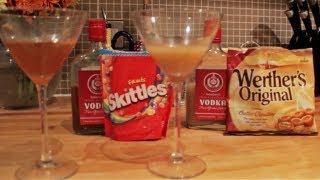 Dishwasher Vodka  Skittles vs Werthers Originals [upl. by Irolav]