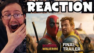 Gors quotDeadpool amp Wolverine  Final Trailerquot REACTION OH MY GOD [upl. by Eimmak]