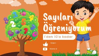 Çocuklar için sayılar Eğitici videoSayıları öğrenşarkıyla öğrençocuklar için öğretici videolar [upl. by Hardej779]