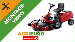 Montagevideo Rasentraktor mit Frontmäher Castelgarden XM 140 HD Hydrostatgetriebe Front Mower [upl. by Lyndsay332]