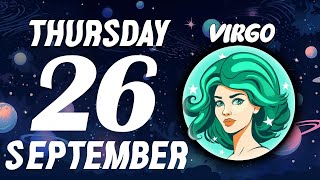 THIS WILL HAPPEN BETWEEN THE TWO OF YOU😱 VIRGO ♍❤ HOROSCOPE FOR TODAY September 26 2024 [upl. by Nerat]