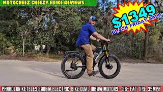 PT1 Best Electric Bike from Amazon KETELES XF4000 35MPH 2000W Ebike Cheaper Performance [upl. by Hashim]