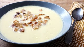 White wine soup with cinnamon croutons gluten free [upl. by Zendah131]