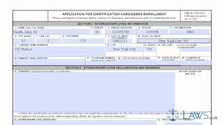 Learn How to Fill the DD form 1172 Application for Identification CardDEERS Enrollment [upl. by Odlawso]