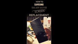 Samsung Galaxy A42 5G Cracked Screen Replacement  Full Display DIY [upl. by Emmanuel56]