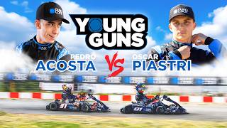 Quad Lock Young Guns  Oscar Piastri amp Pedro Acosta Karting Showdown EXCLUSIVE [upl. by Aratahc]