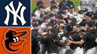 New York Yankees  Baltimore Orioles  Game Highlights  71224 [upl. by Vez775]