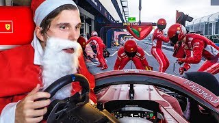 Der neue JOB vom WEIHNACHTSMANN ✪ F1 2018 mit LENKRAD [upl. by Nhepets]