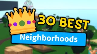 TOP 30 WORKING 2024 BLOXBURG NEIGHBORHOOD CODES  Roblox Bloxburg [upl. by Ayenat]