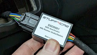 Alfa Romeo GiuliaStelvio  Bypass Stop Start [upl. by Draner]