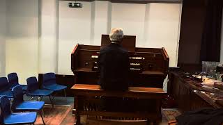 Geoffrey Coffin playing Millthorpe Schools organ [upl. by Eugirne120]