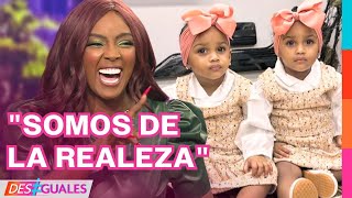 Amara La Negra defiende los nombres de sus hijas y aclara la razón de su elección  Desiguales [upl. by Olocin]