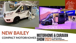 Motorhome amp Caravan Show 2023 Pt1  NEW Bailey COMPACT Motorhomes [upl. by Ralston]