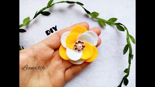 DIYBeautiful buttercup from felt Accessories [upl. by Nanahs938]