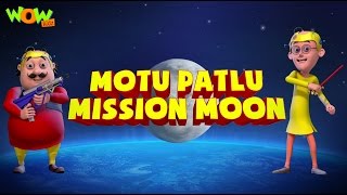 Motu Patlu Cartoons In Hindi  Animated movie  Motu Patlu mission moon  Wow Kidz [upl. by Eanom116]