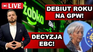 Będzie się działo na GPW Nadchodzi debiut roku a także decyzja EBC [upl. by Eissim627]