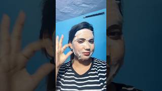 Face sheet mask zuddio😜😜shortfeed youtubeshorts zuddiosheetmaskreview glowingskin shorts [upl. by Papst]