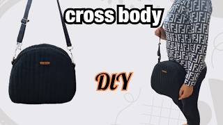 Crossbody bag 👌🏻 Easy crossbody bag tutorial 😇 [upl. by Leaj35]