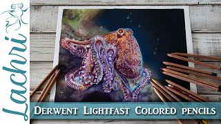 Colored Pencil Tips with Derwent Lightfast Pencils  Lachri [upl. by Ydderf]