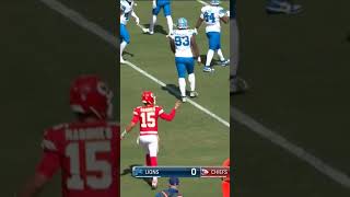 Mahomes Behind The Back Pass👀😳 chiefs preseason [upl. by Lac238]