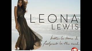 Leona Lewis  Footprints In The Sand Lyrics [upl. by Rabjohn610]