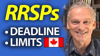 RRSP Contribution Deadline and Deduction Limits  Investing for Canadians [upl. by Nrehtak411]