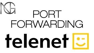 Telenet Port Forwarding [upl. by Ammon]