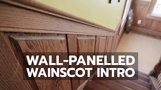 Wall Panelled Wainscot Intro [upl. by Filahk]