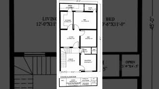 Smart 25x45 3BHK House Plan Efficient amp Stylish Design [upl. by Bilbe]