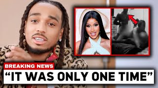 Quavo BUSTS Cardi B For LEAKING His And Offsets Fr3ak0ff With Saweetie [upl. by Hsetirp]