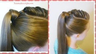 The Best Hair Wrapped Ponytail Easy Hairstyle Tutorial [upl. by Kirby]