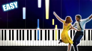 Mia amp Sebastians Theme La La Land  EASY Piano Tutorial by PlutaX [upl. by Viridis]