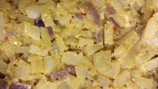 Radish Poriyal in TamilRadish Stir fryமுள்ளங்கி பொறியல்mullangi poriyal in Tamilmullangi curry [upl. by Nomed]