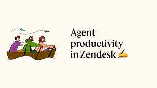 Customer service agent productivity in Zendesk  Customer success resources [upl. by Aksehcnarf616]