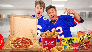 We Tried NFL Players Cheat Meals [upl. by Gotthard805]