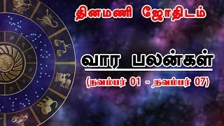 இந்த வாரம் நவம்பர் 01  07 யோகம் தரும் ராசிகளில் உங்க ராசி இருக்கா vara Rasi palan 2019 [upl. by Adabel]