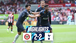 BRENTFORD 22 TOTTENHAM HOTSPUR  PREMIER LEAGUE HIGHLIGHTS [upl. by Reneta20]