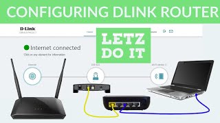 Configuring DLink Router Repeater DIR 615 [upl. by Hcnarb]