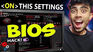 Complete BIOS Settings Explain Make your PC or LAPTOP Faster Turn on This Secret BIOS setting [upl. by Aierb]