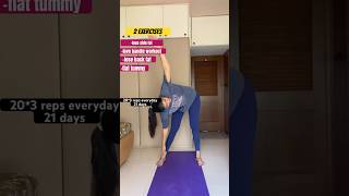 Stomach fat loss exercisestomachexerciseloselovehandlessidefatbackfatworkoutyogaabsworkout [upl. by Trude]