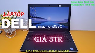 Đã Bán laptop DELL inspiron 3580 celeron 4205Uram 4gbssd 256gb màn hình 156inch HDlaptop [upl. by Hymen535]