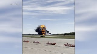 Dallas air show crash 6 killed in vintage plane collision Texas officials say [upl. by Ignatia]