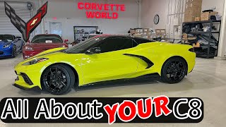 C8 Corvette  New Owners Guide With Robert From Corvette World All About Your C8 [upl. by Ahserkal]