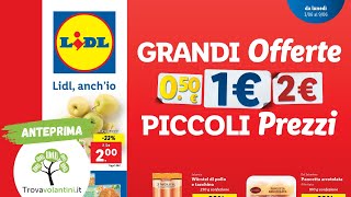 VOLANTINO LIDL dal 3 al 9 giugno 2024 anteprima [upl. by Siubhan]