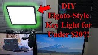 DIY Elgato Style Key Light for under 20 [upl. by Htebaras]