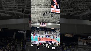 Mongolian volleyball league final game1 set3 [upl. by Udall399]