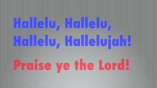 Hallelujah Praise Ye the Lord [upl. by Cyrille]